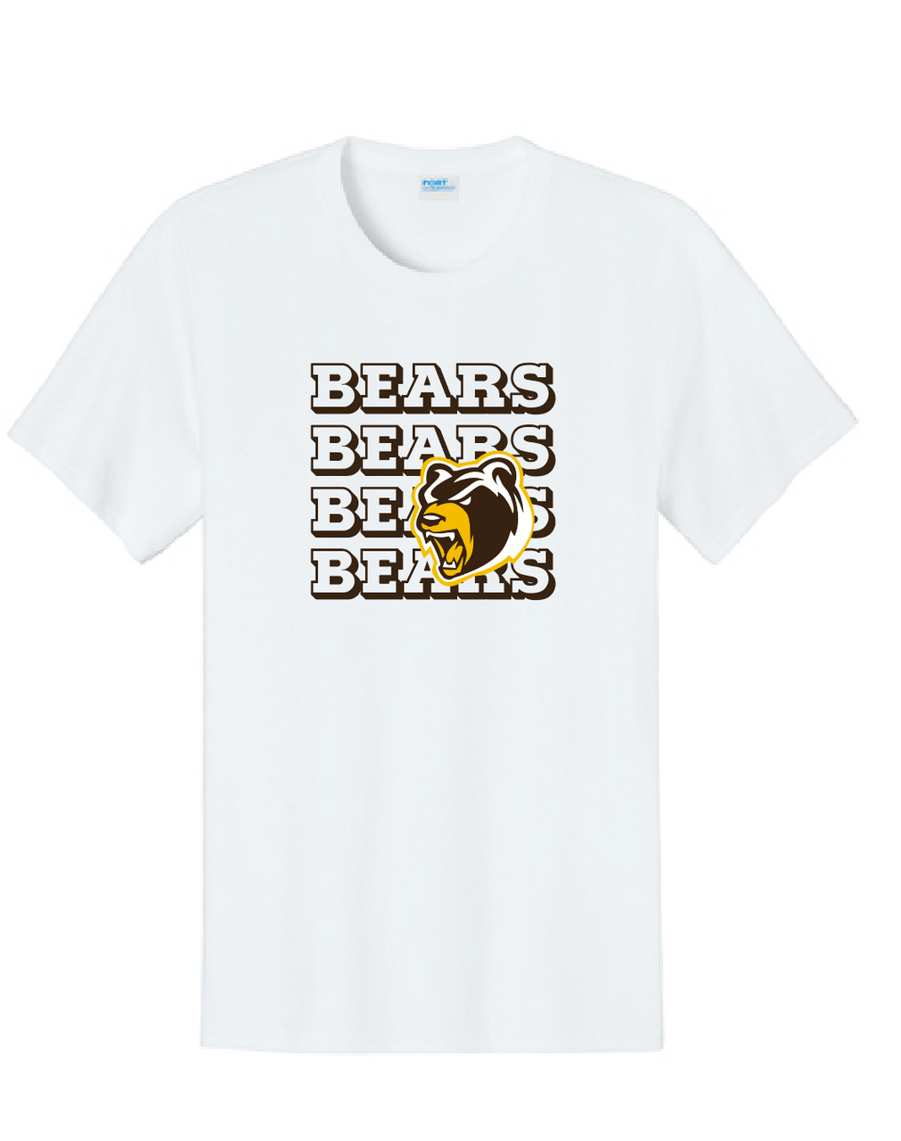 Unisex White T-Shirt – Delran Bears Swim Team - Image 5