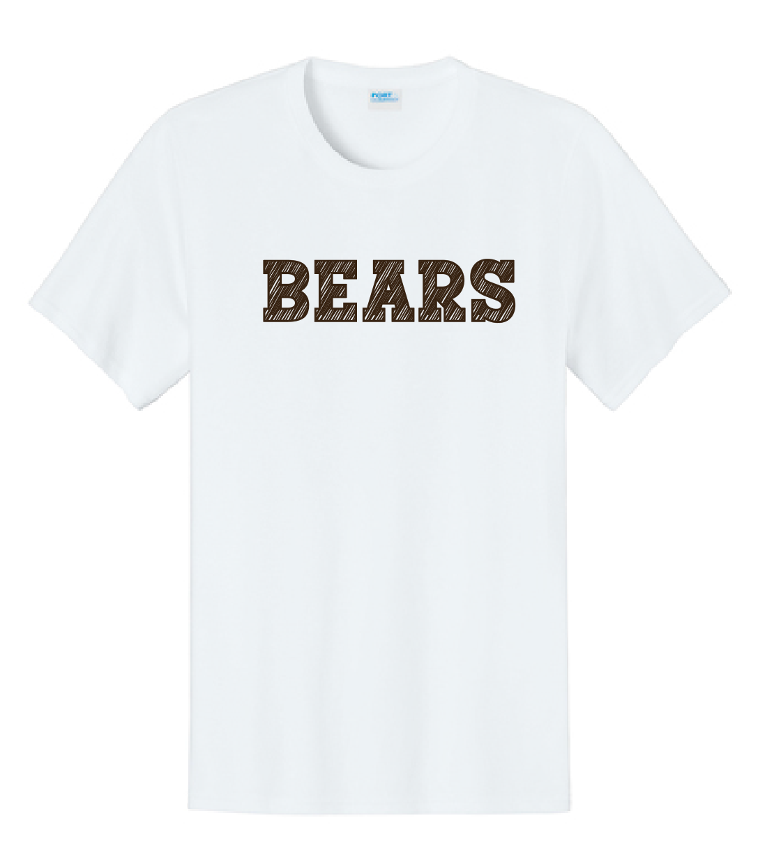 Unisex White T-Shirt – Delran Bears Swim Team - Image 4