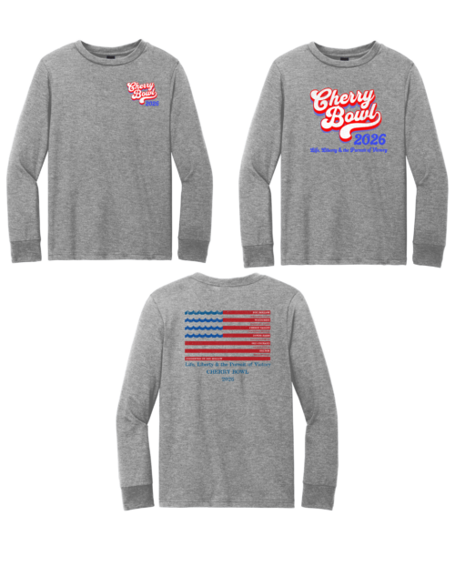 Cherry Bowl 2026 Youth Long Sleeve Shirt