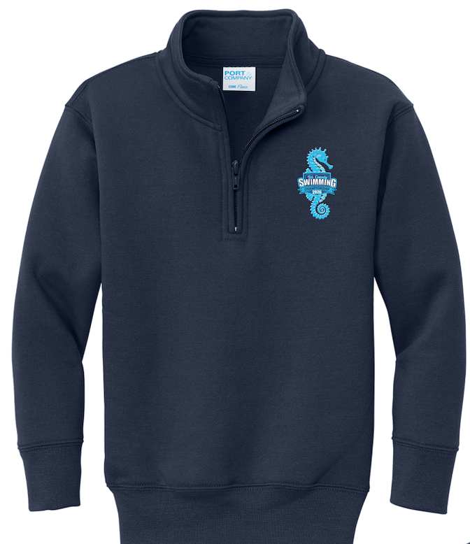 Tri-County 2026 Youth Cotton 1/4-Zip - Navy - Image 2