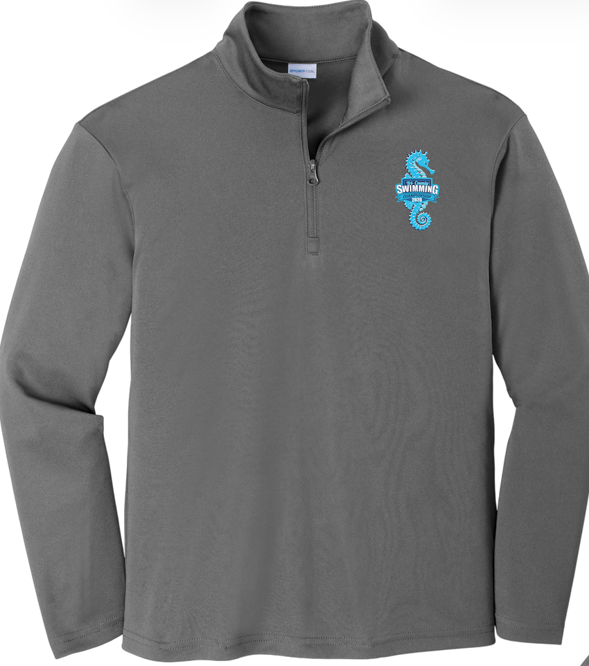 Tri-County 2026 Youth Performance 1/4-Zip - Gray - Image 2
