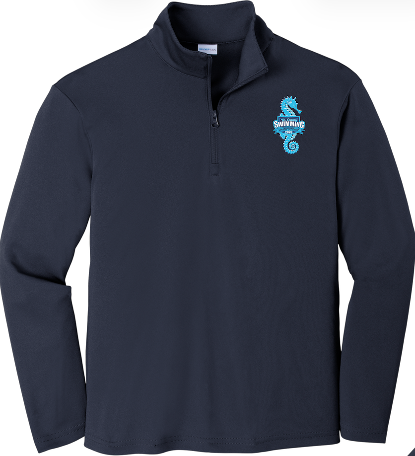Tri-County 2026 Youth Performance 1/4-Zip - Navy - Image 2
